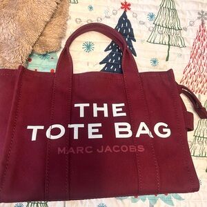 Marc Jacobs Burgundy Tote Bag